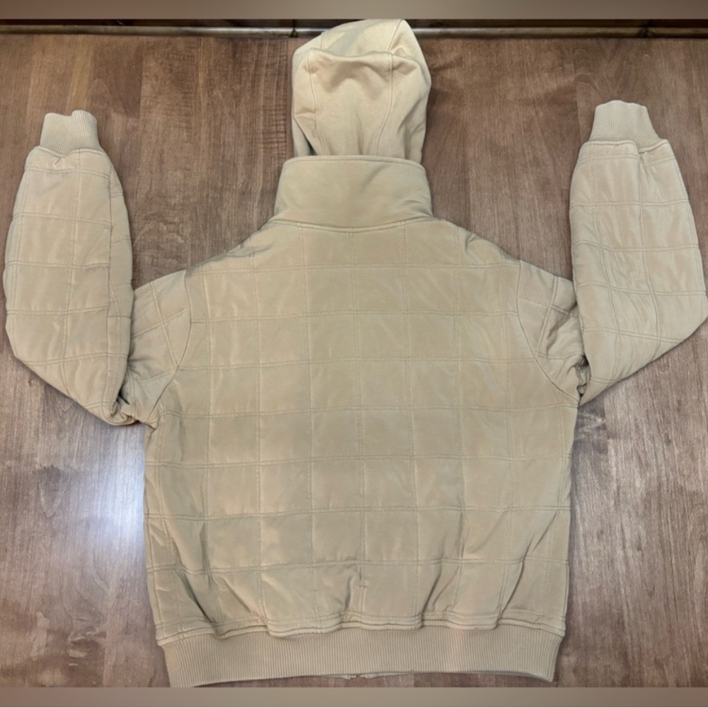 Richer Poorer Quilted Modal Bomber Jacket - Tan - Picture 6 of 7